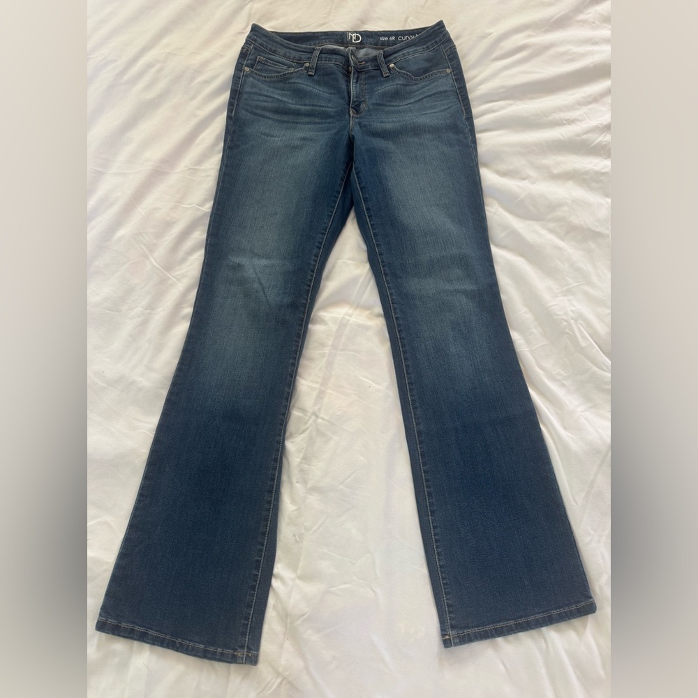ND Curvy Boot Jeans Size 6R Medium Wash Stretch Bootcut Denim